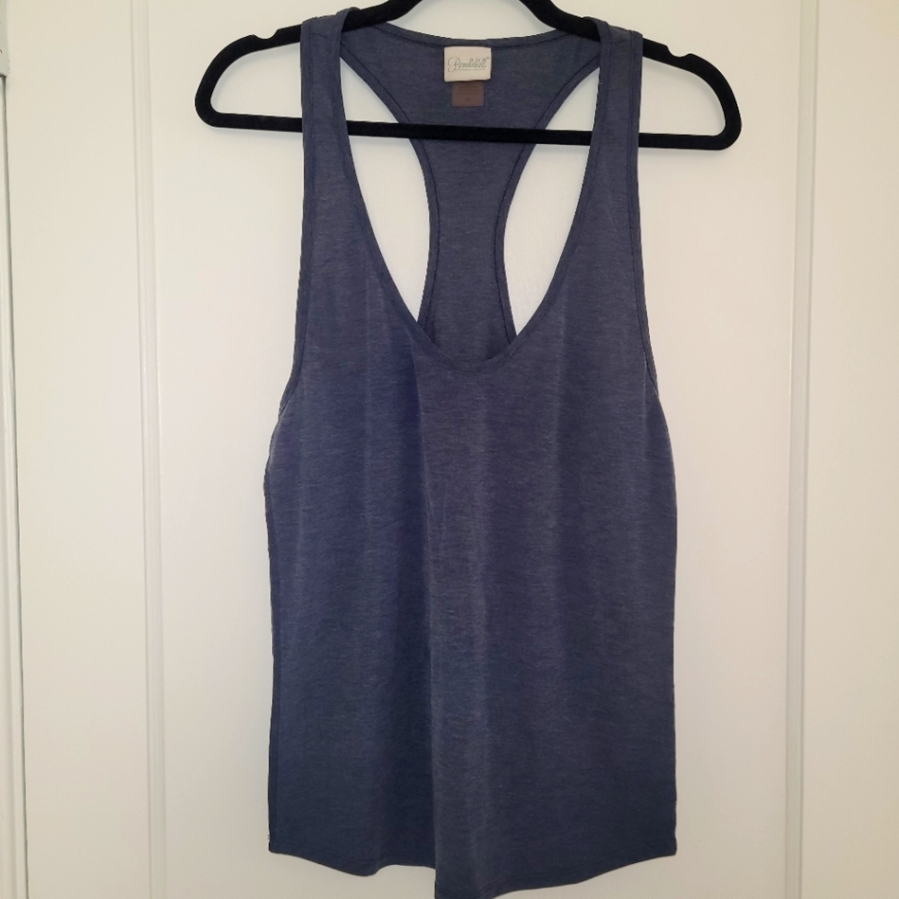 Bombshell Sportswear Coverage Tank in Twilight Blue